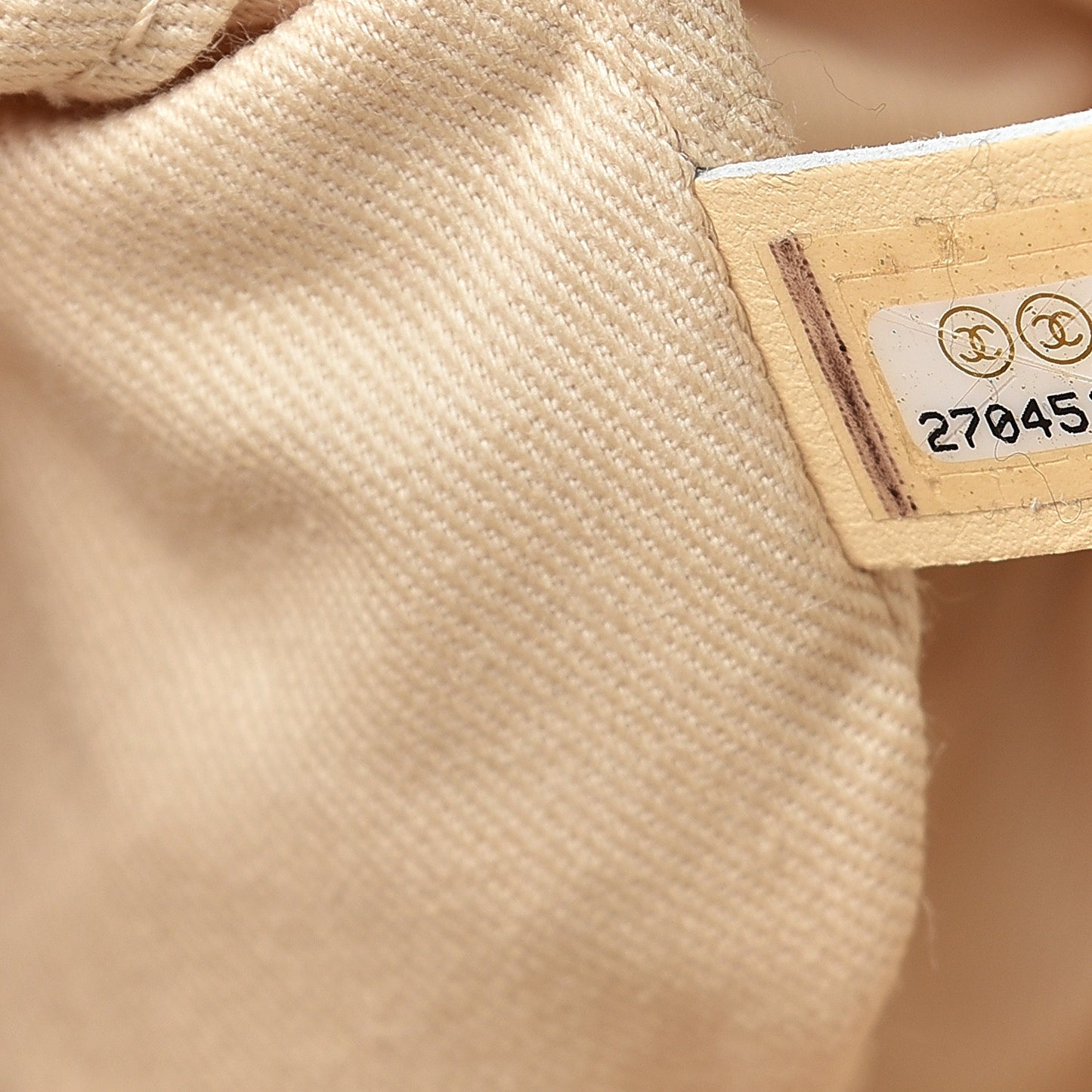 Canvas Medium Deauville Tote Ivory