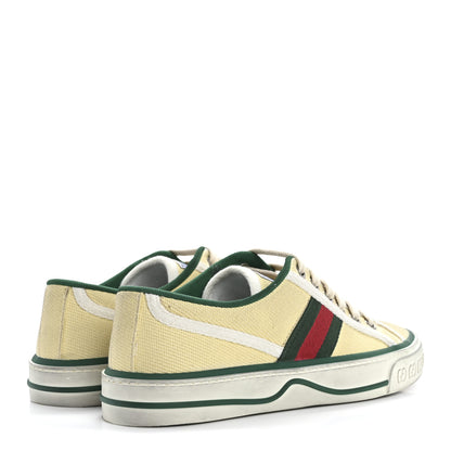 Gucci Canvas Web Womens 1977 Tennis Sneakers 35 Burro Mystic White 5 of 9