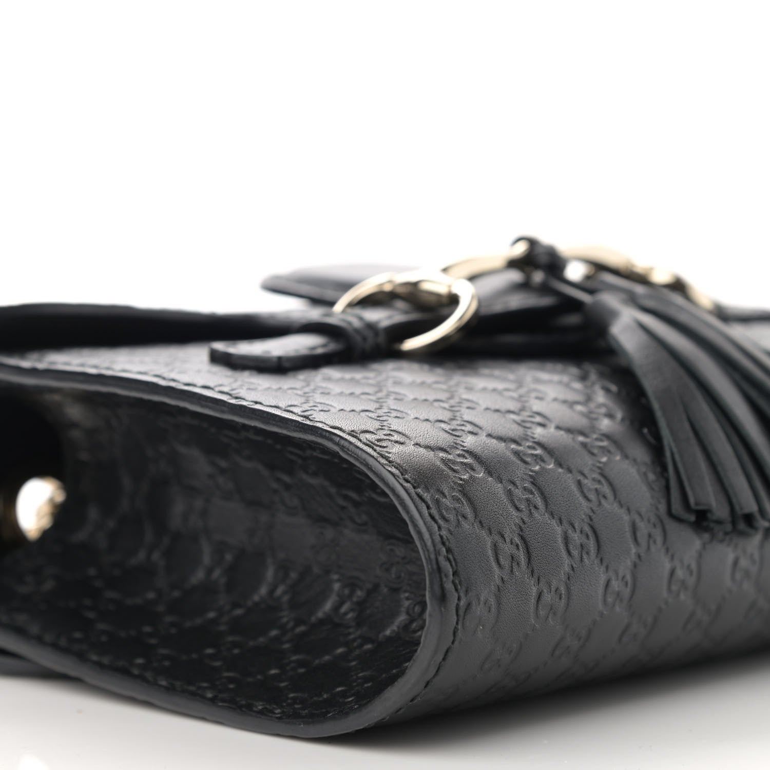 Gucci Microguccissima Mini Emily Shoulder Bag Black 9 of 12