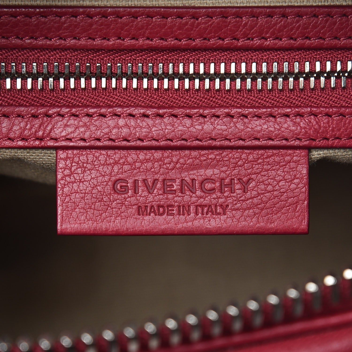 Givenchy Sugar Goatskin Mini Antigona Raspberry 6 of 10