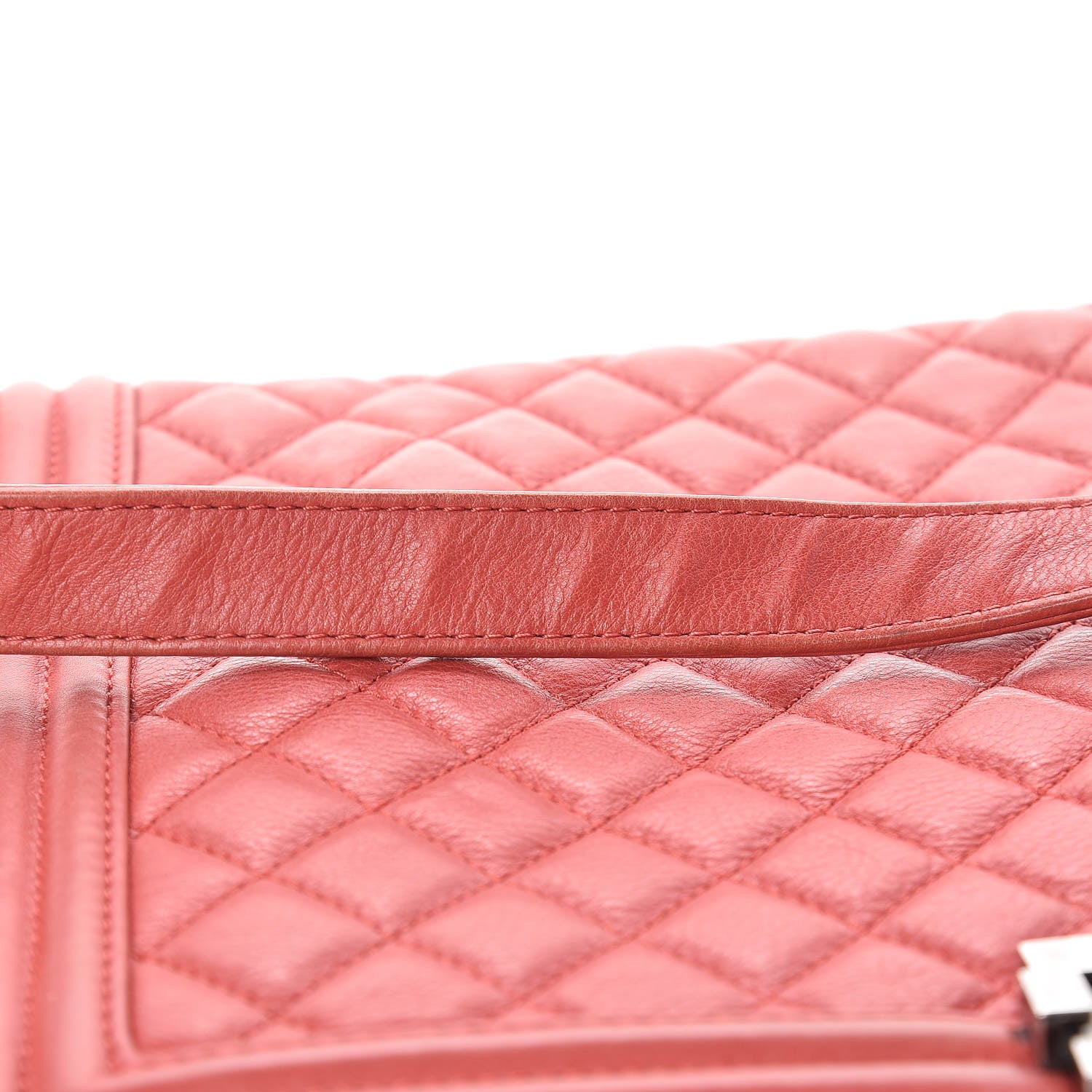 Chanel Calfskin Quilted Large Boy Flap Red 14 of 20