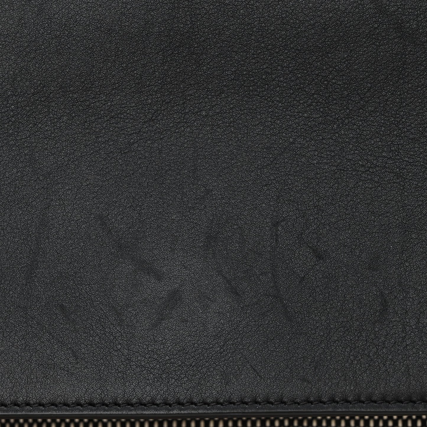Cotton Canvas Calfskin Mini Belt Bag Black