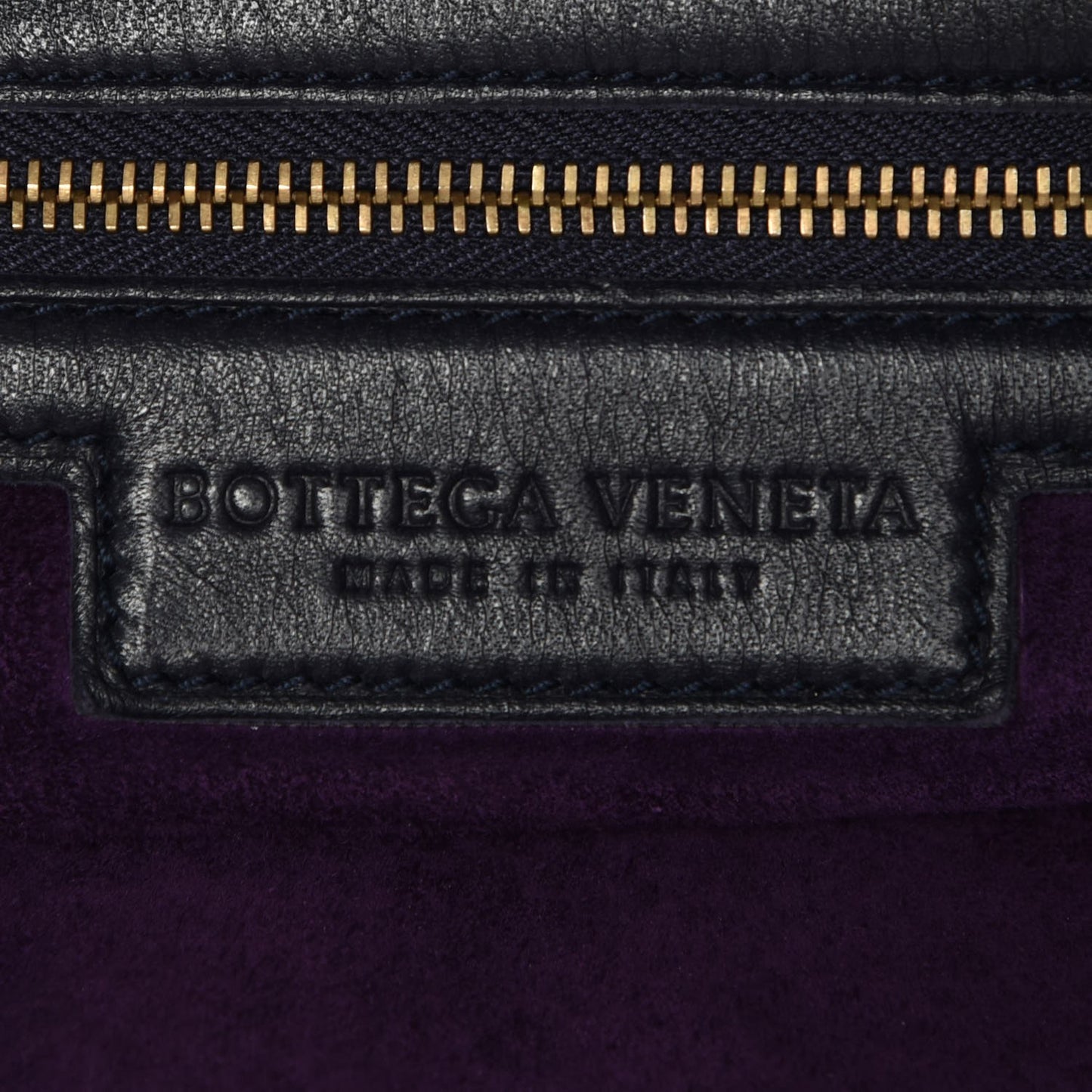 Nappa Intrecciato Large Veneta Hobo Ink