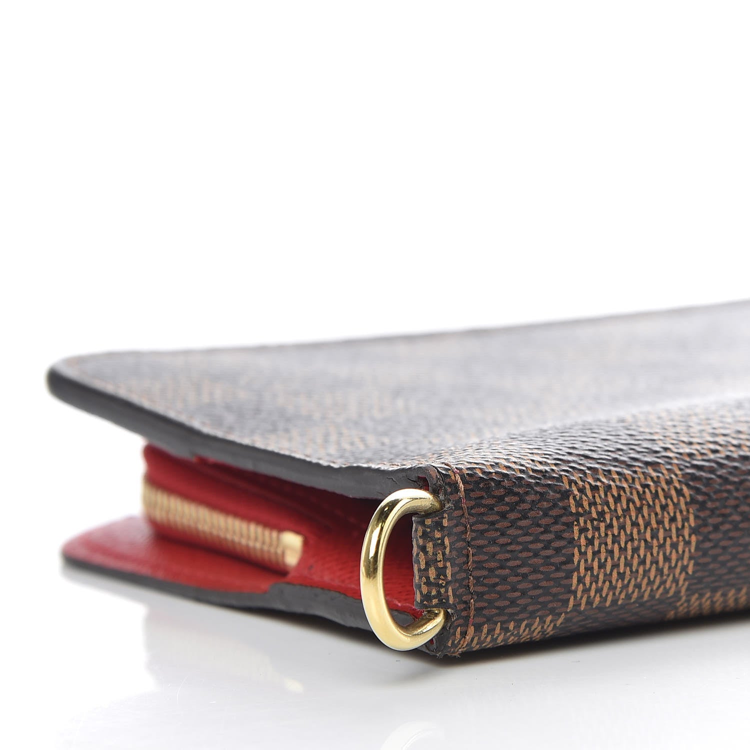 Louis Vuitton Damier Ebene Insolite Wallet Red 7 of 9