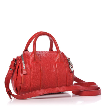 Alexander Wang Pebbled Lambskin Mini Rockie Cult Rhodium Hardware 3 of 9