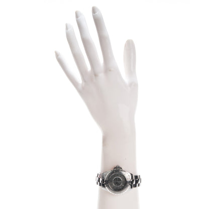 Chanel Titanium Ceramic 33mm J12 Chromatic Quartz Watch 2 of 8