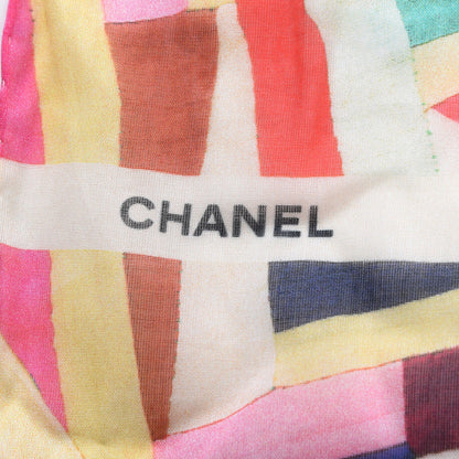 Chanel Cotton CC Pareo Scarf Blue 6 of 7