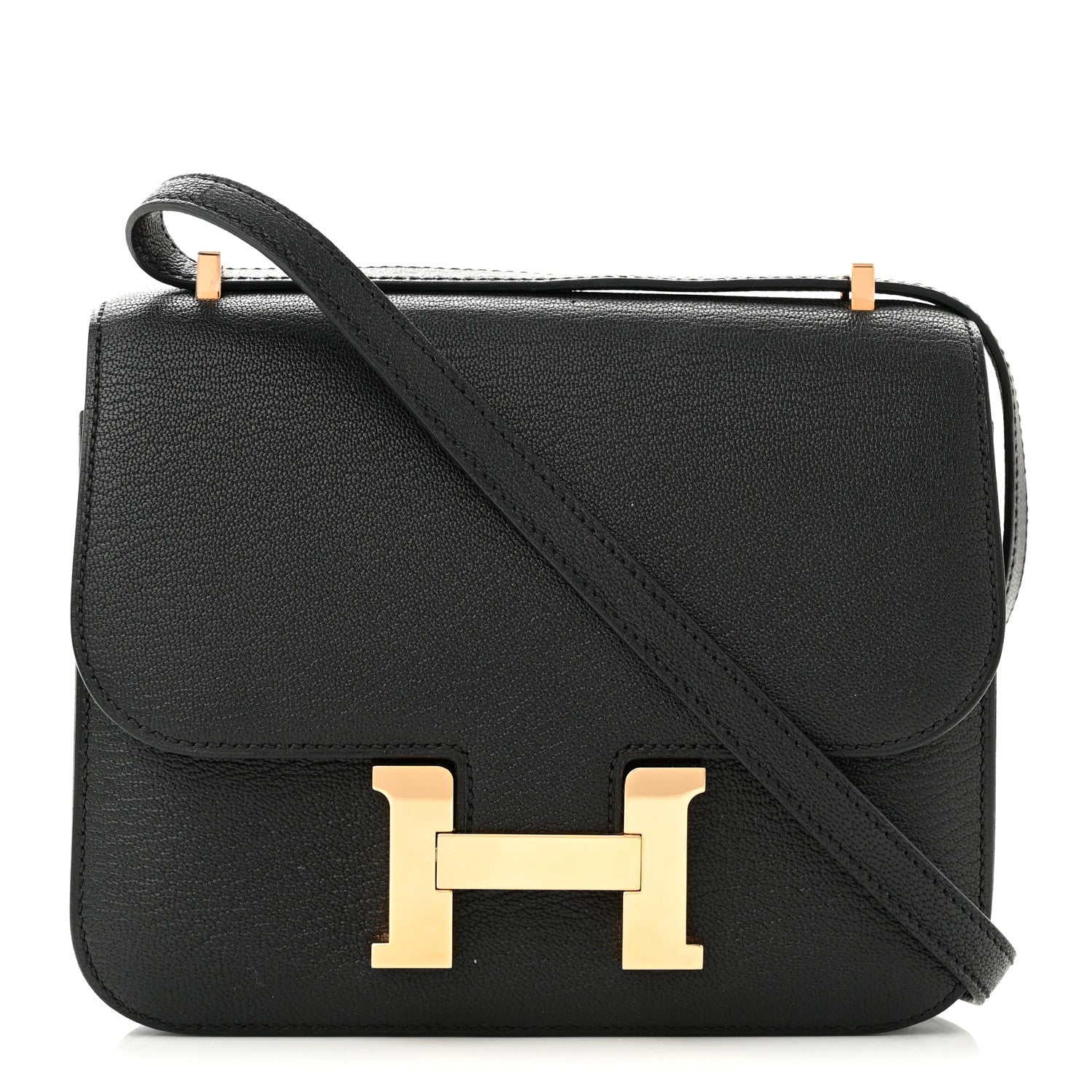Hermes Chevre Mysore Constance 18 Black 1 of 10