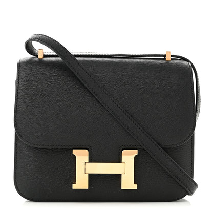Hermes Chevre Mysore Constance 18 Black 1 of 10
