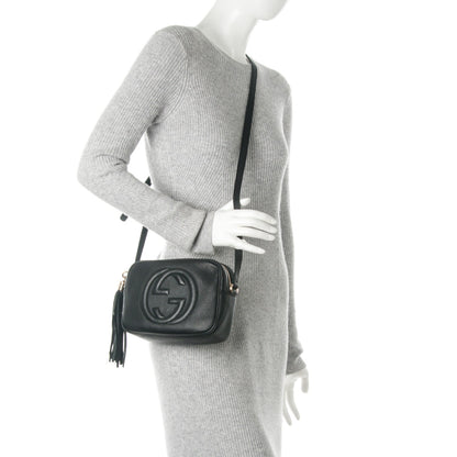 Gucci Pebbled Calfskin Small Soho Disco Bag Black 2 of 7