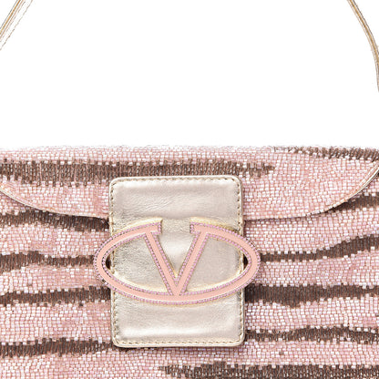 Valentino Garavani Sequin Shoulder Bag Pink 12 of 13