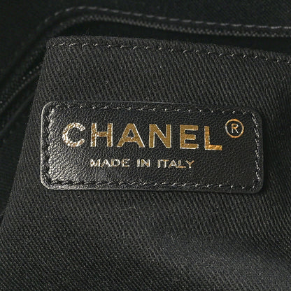 Chanel Caviar Quilted Coco Pleats Clutch Black 7 of 8