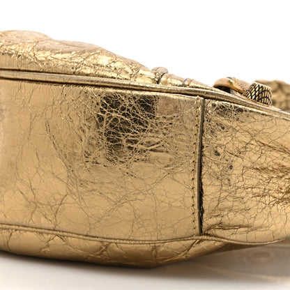 Balenciaga Metallic Agneau Arena Le Cagole Shoulder Bag XS Gold 10 of 17