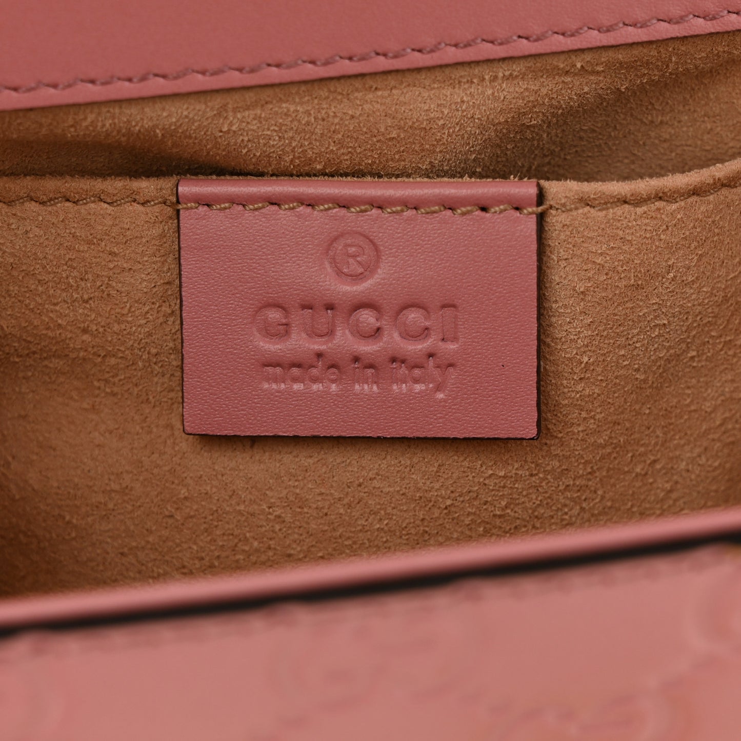Guccissima Small Padlock Shoulder Bag Rose Baby Candy