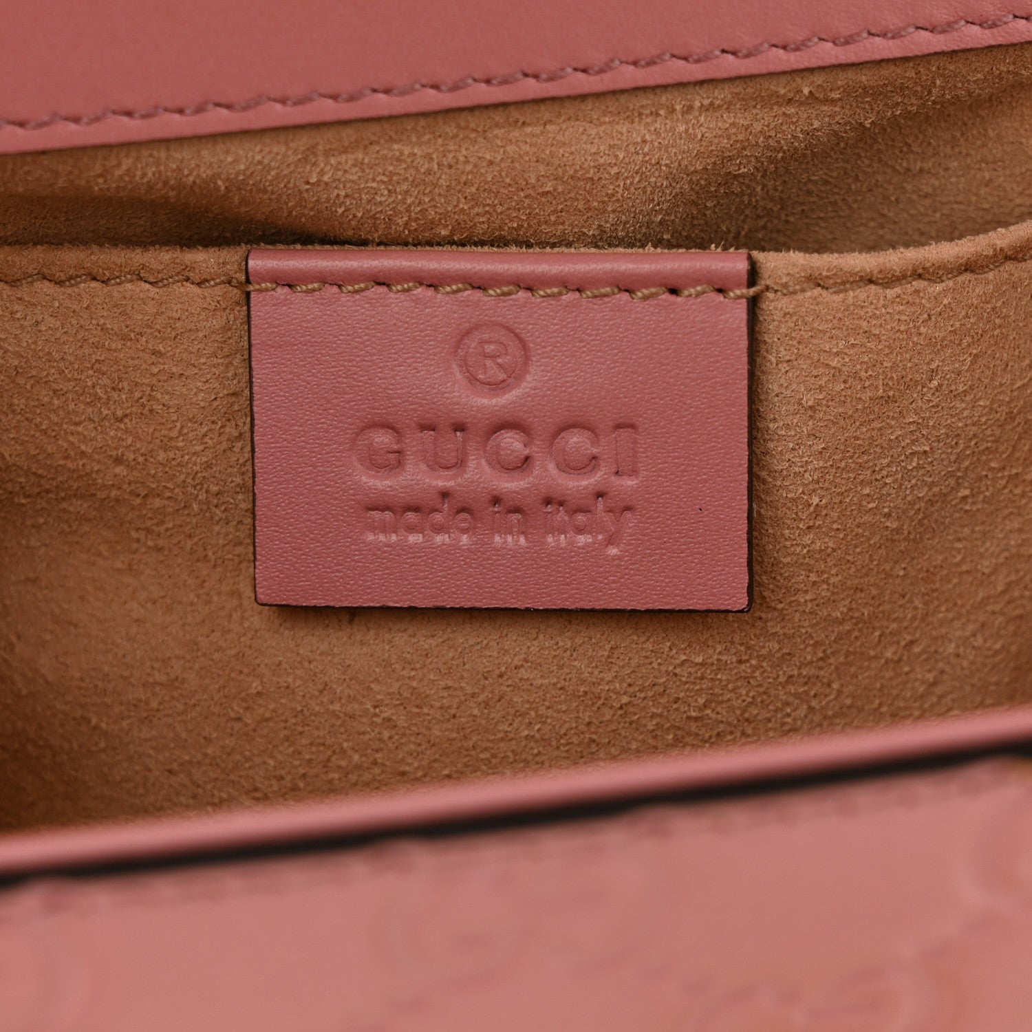 Gucci Guccissima Small Padlock Shoulder Bag Rose Baby Candy 6 of 11