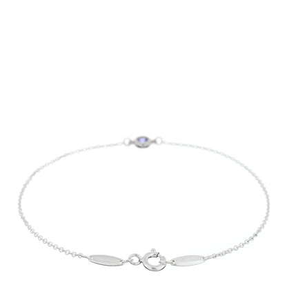Tiffany Sterling Silver Tanzanite Elsa Peretti Color By The Yard Bracelet 2 of 4