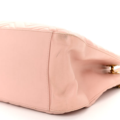 Gucci Calfskin Matelasse Medium GG Marmont Shoulder Tote Bag Perfect Pink 9 of 10
