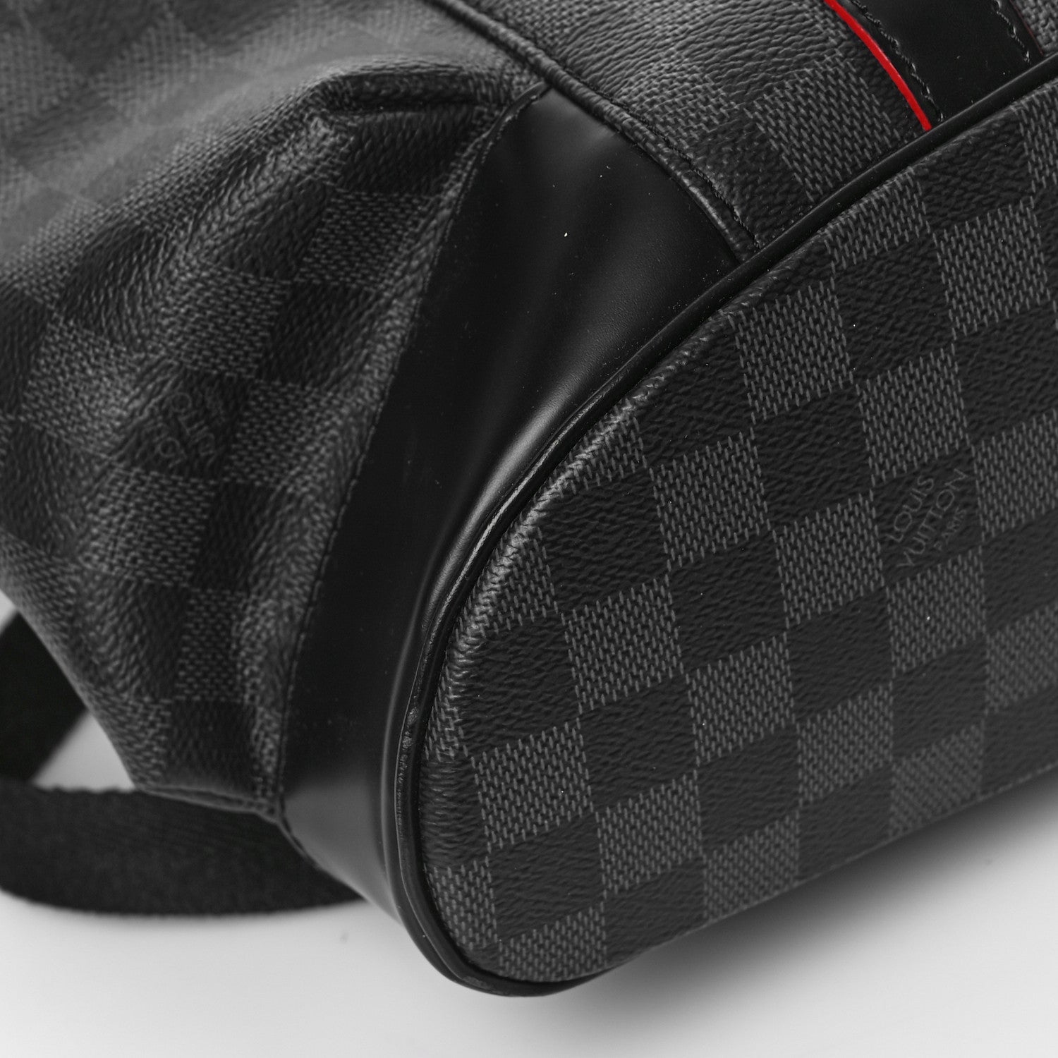 Louis Vuitton Damier Graphite Christopher PM Red 6 of 8