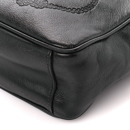 Prada Glace Calf Logo Crossbody Black 11 of 12