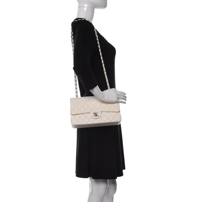 Chanel Lambskin Quilted Medium Double Flap White 2 of 11