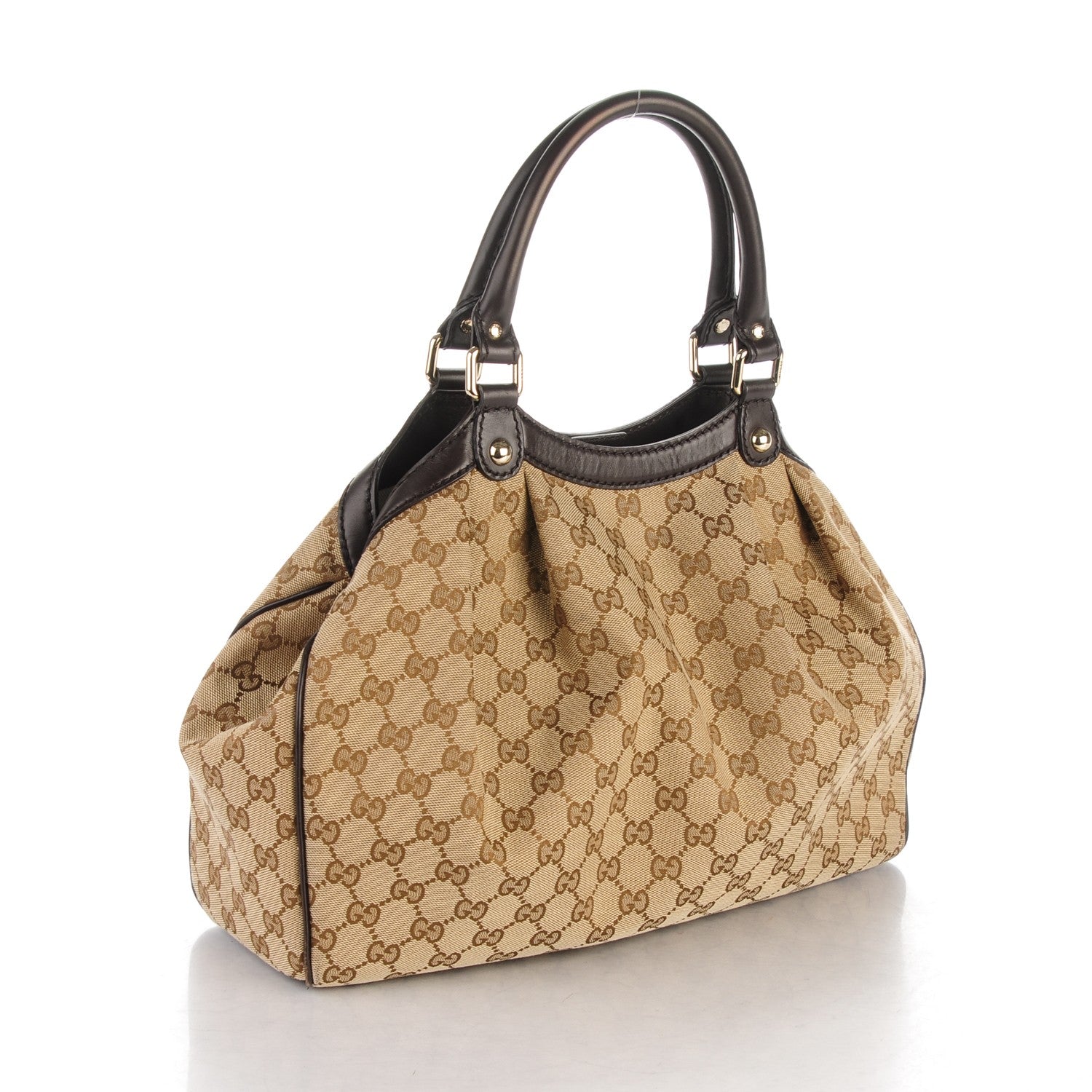 Gucci Monogram Medium Sukey Tote Dark Brown 3 of 7