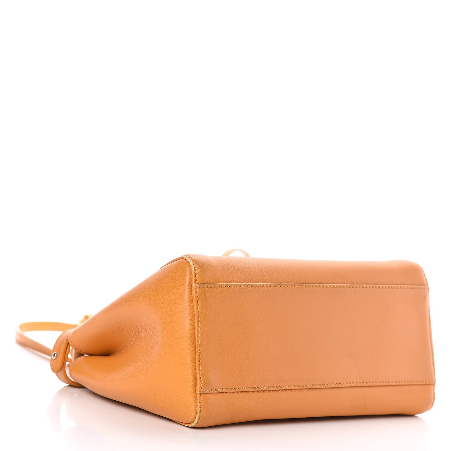 Nappa Mini Peekaboo Iconic Satchel Giallo Syrup