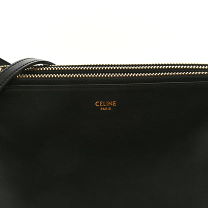 Celine Lambskin Small Trio Crossbody Bag Black 8 of 9