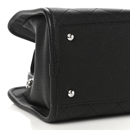 Chanel Caviar Stitched Shopping Tote Black 9 of 11