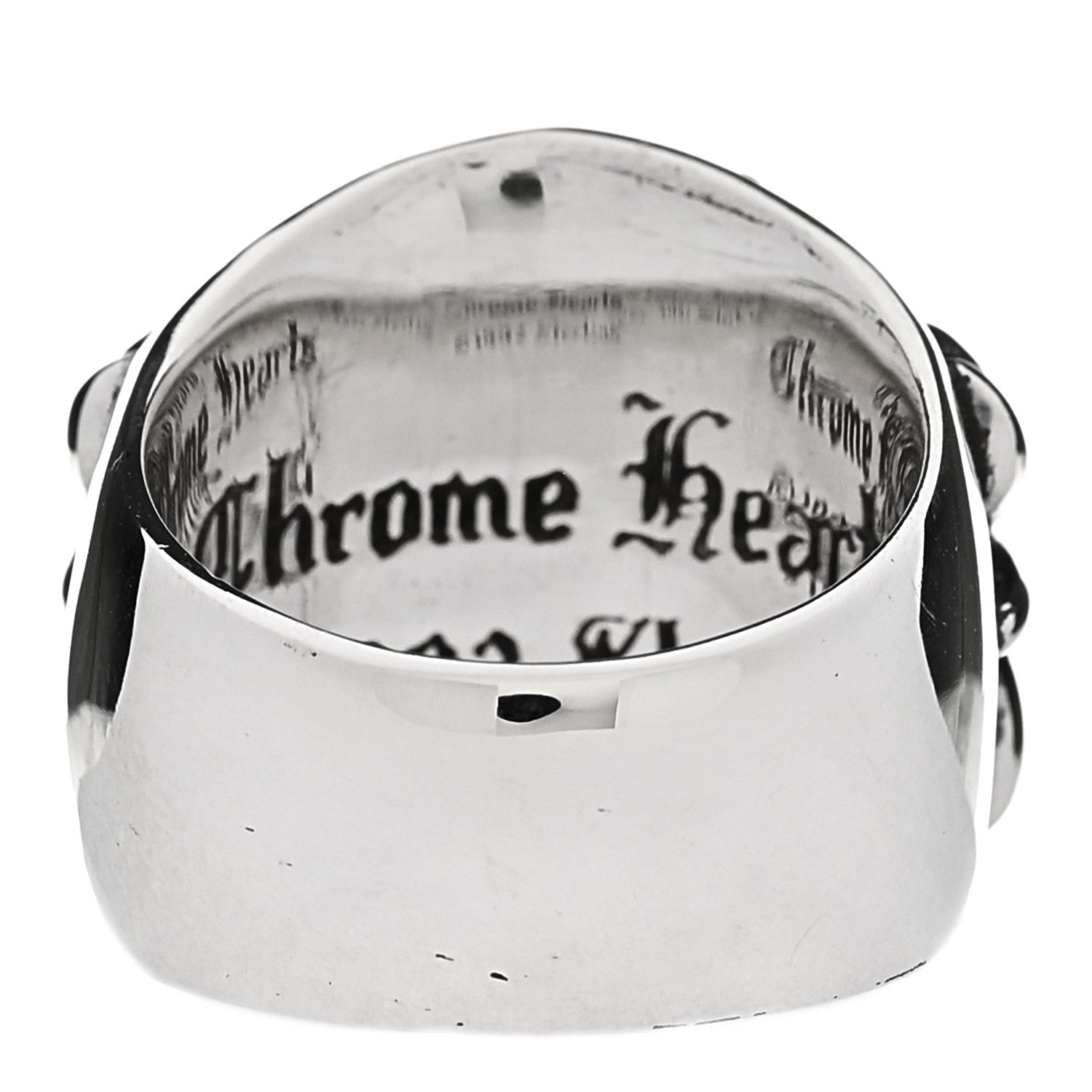 Chrome Hearts Sterling Silver Keeper Ring 54 7 3 of 4