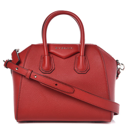 Givenchy Sugar Goatskin Mini Antigona Red 1 of 10