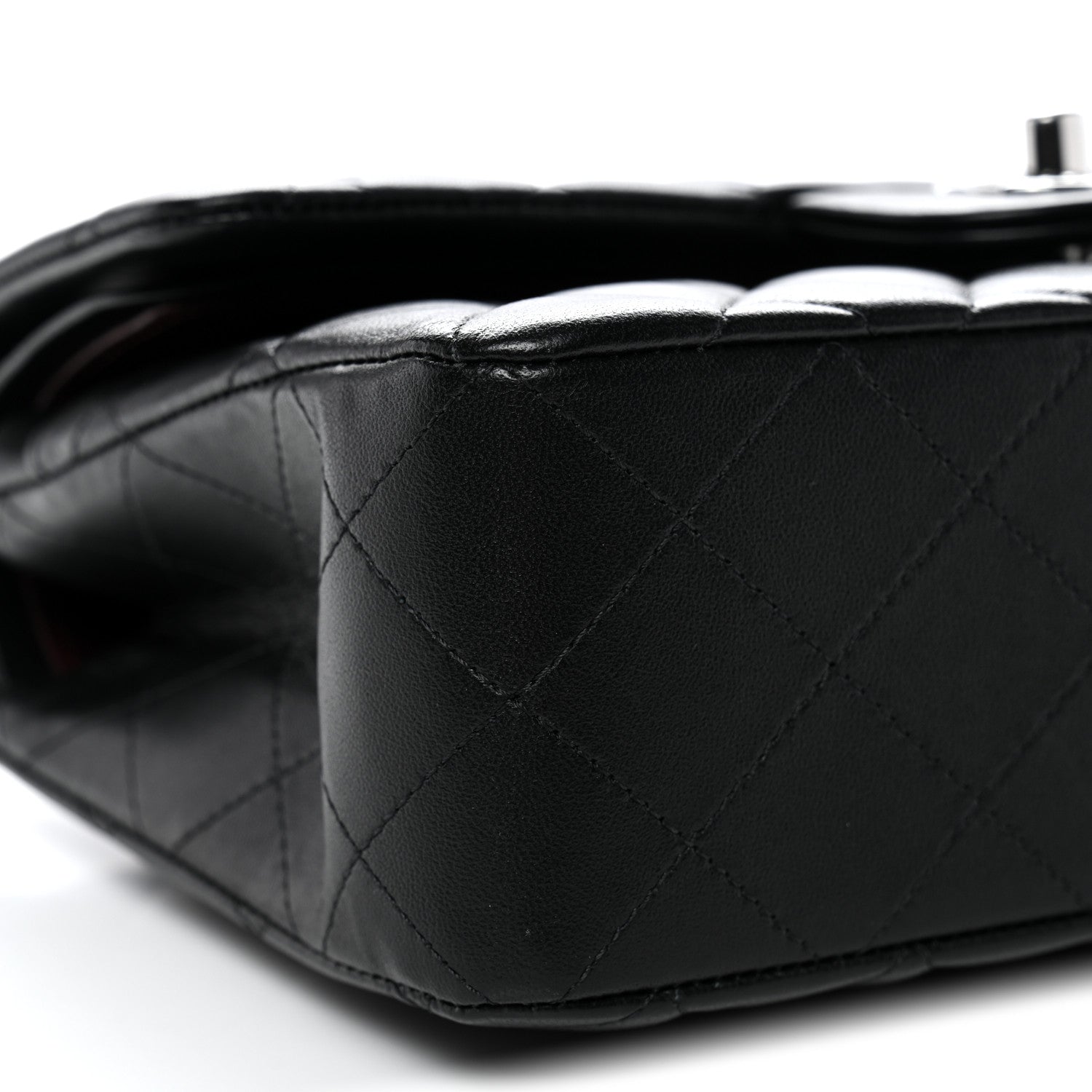 Chanel Lambskin Quilted Small Double Flap Black 9 of 12