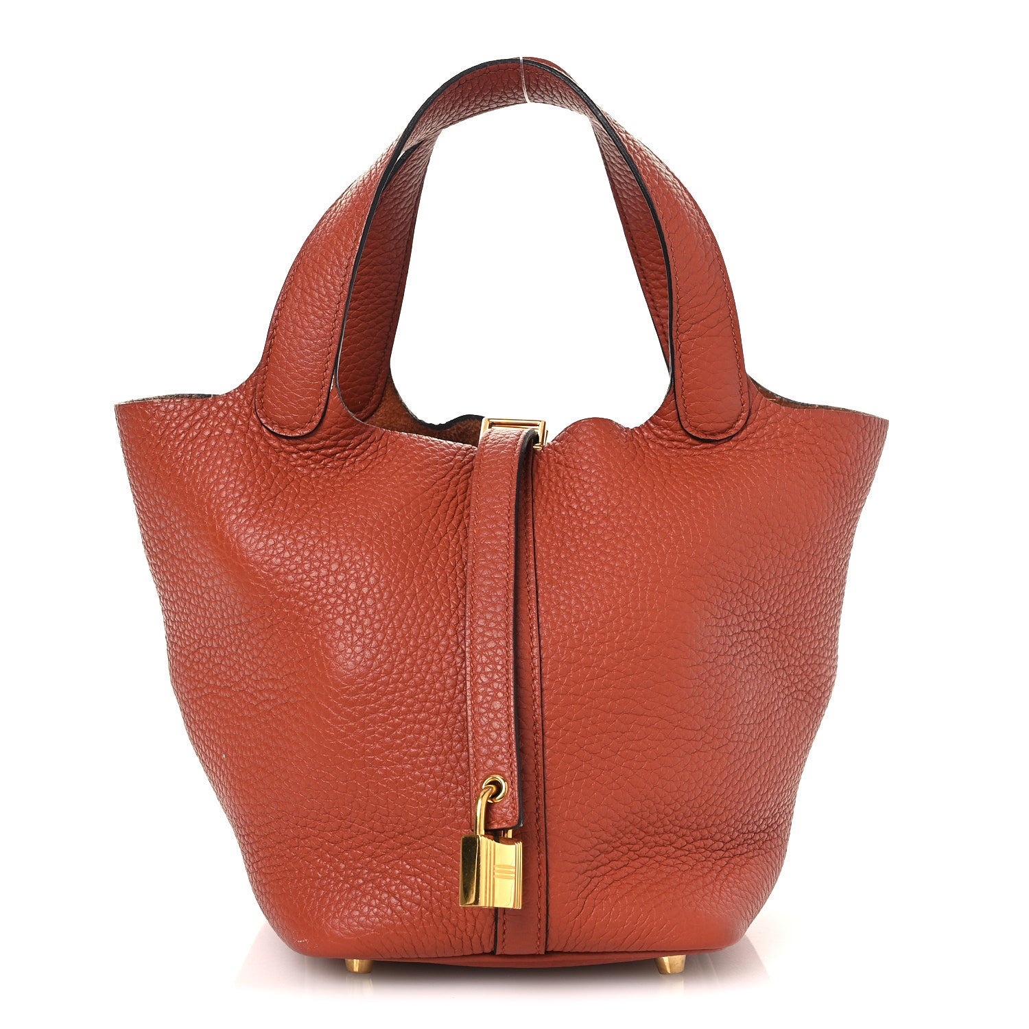 Hermes Taurillon Clemence Picotin Lock 18 PM Cuivre 1 of 11