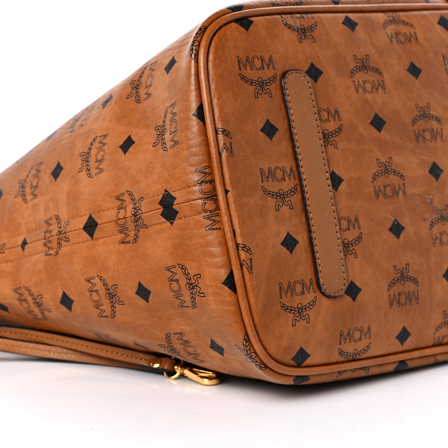 Visetos Large Liz Reversible Shopper Tote Cognac