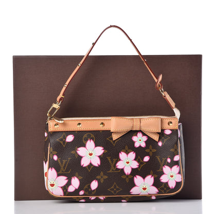 Louis Vuitton Monogram Cherry Blossom Pochette Accessories Brown 8 of 8