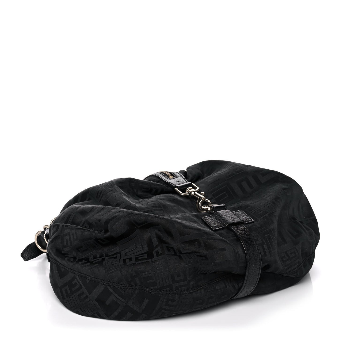 Nylon Hobo Bag Black