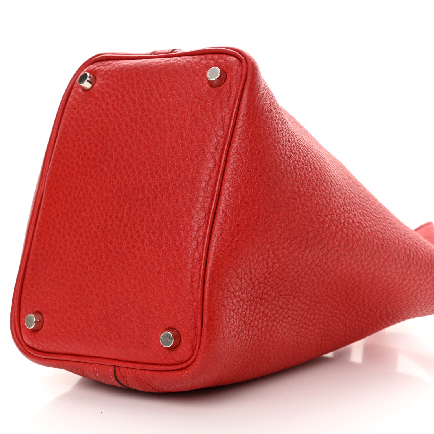 Hermes Taurillon Clemence Picotin 18 PM Rouge Vif 10 of 12
