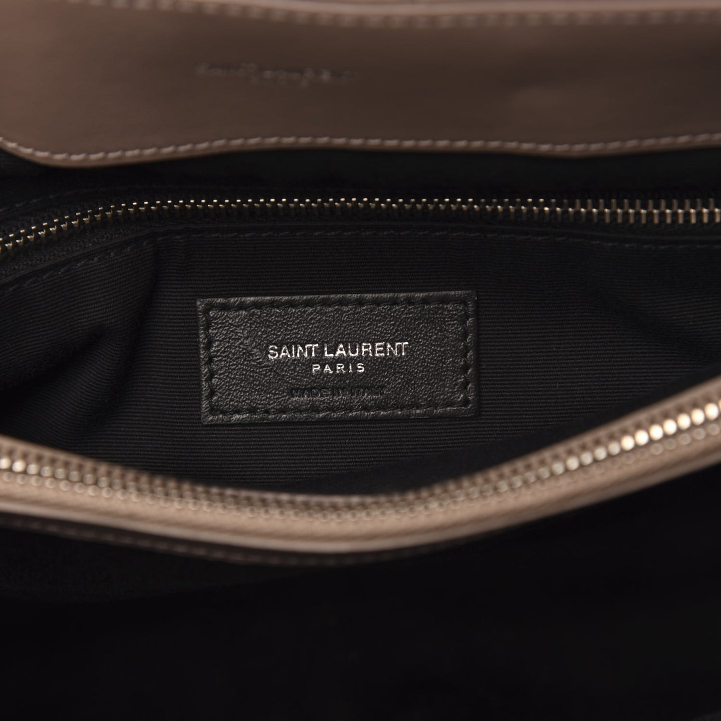 Calfskin Y Quilted Monogram Medium Loulou Chain Satchel Dark Beige