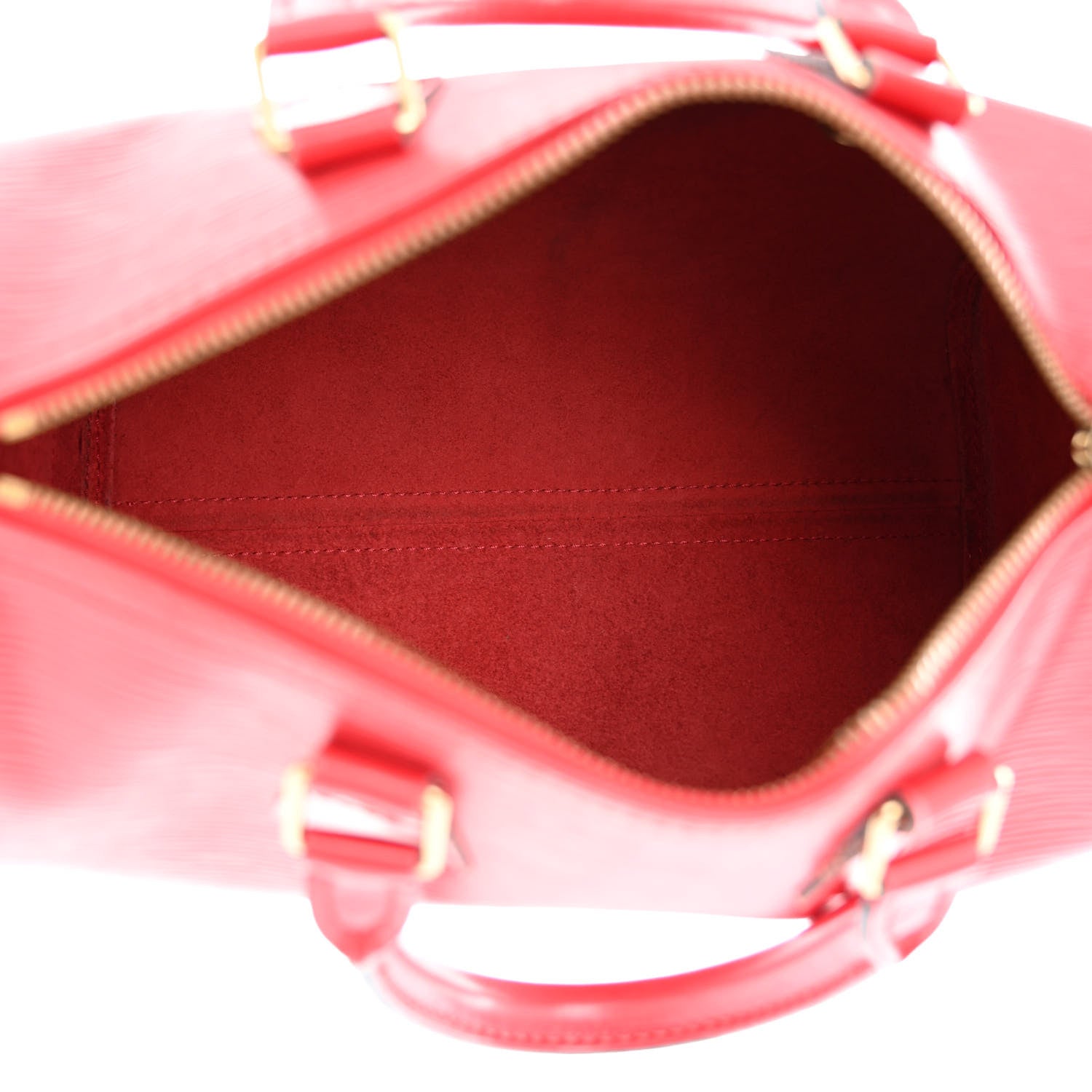 Louis Vuitton Epi Speedy 25 Castillan Red 5 of 11