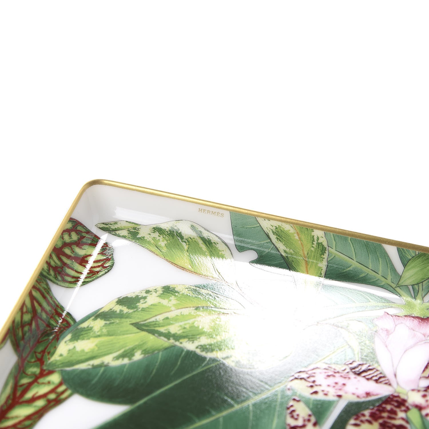 Hermes Porcelain Small Passifolia Tray N°1 6 of 7