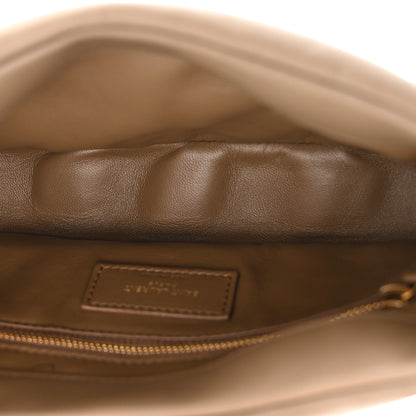 Saint Laurent Padded Lambskin Le 5 A 7 Hobo Dark Peanut 6 of 13