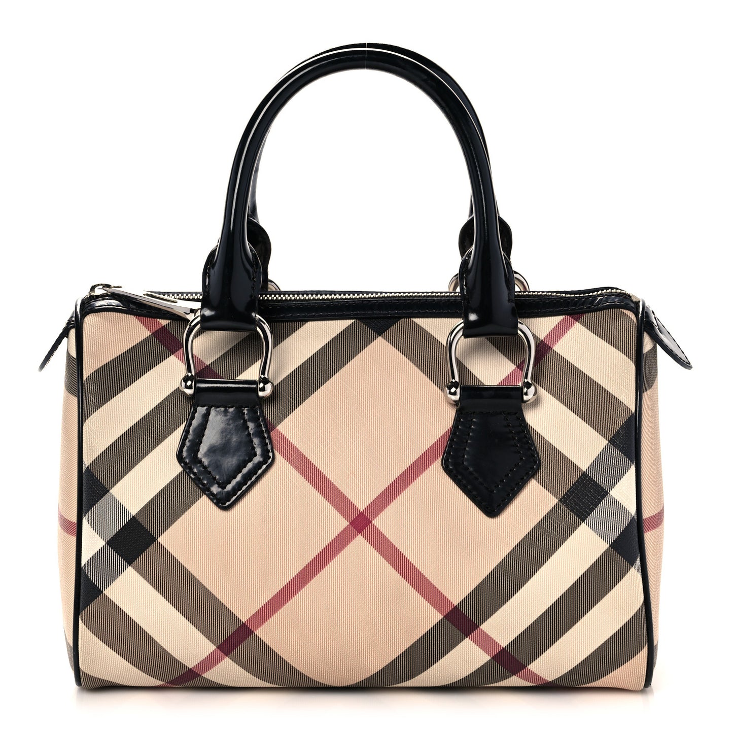 Nova Check Small Chester Bowling Bag Black