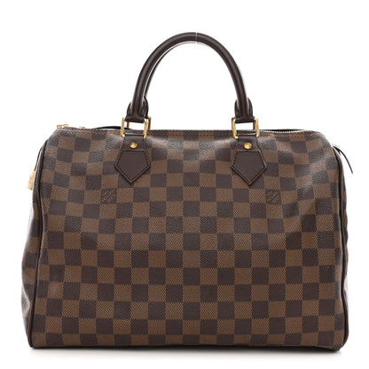 Louis Vuitton Damier Ebene Speedy 30 1 of 12