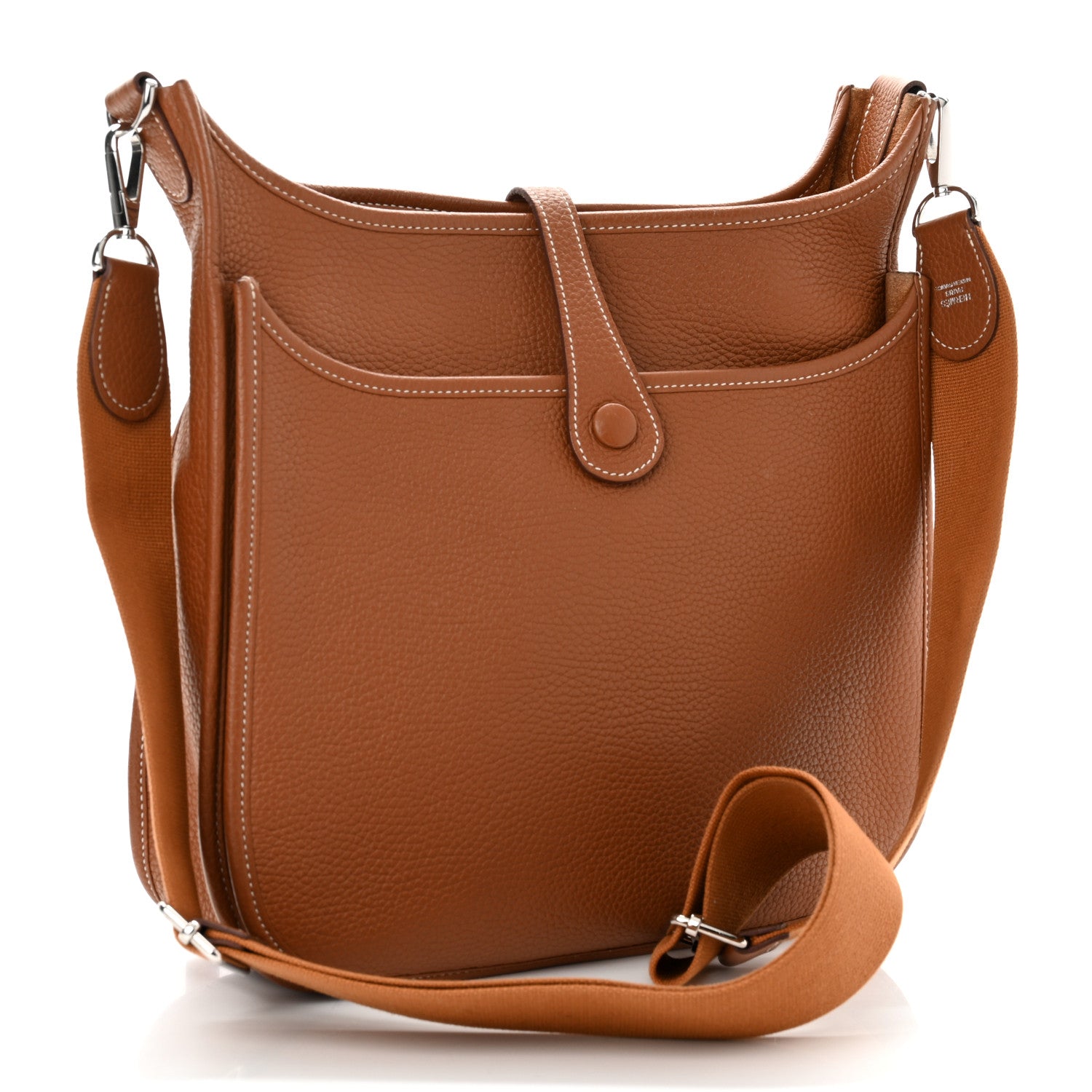 Hermes Taurillon Clemence Evelyne III PM Gold 3 of 12