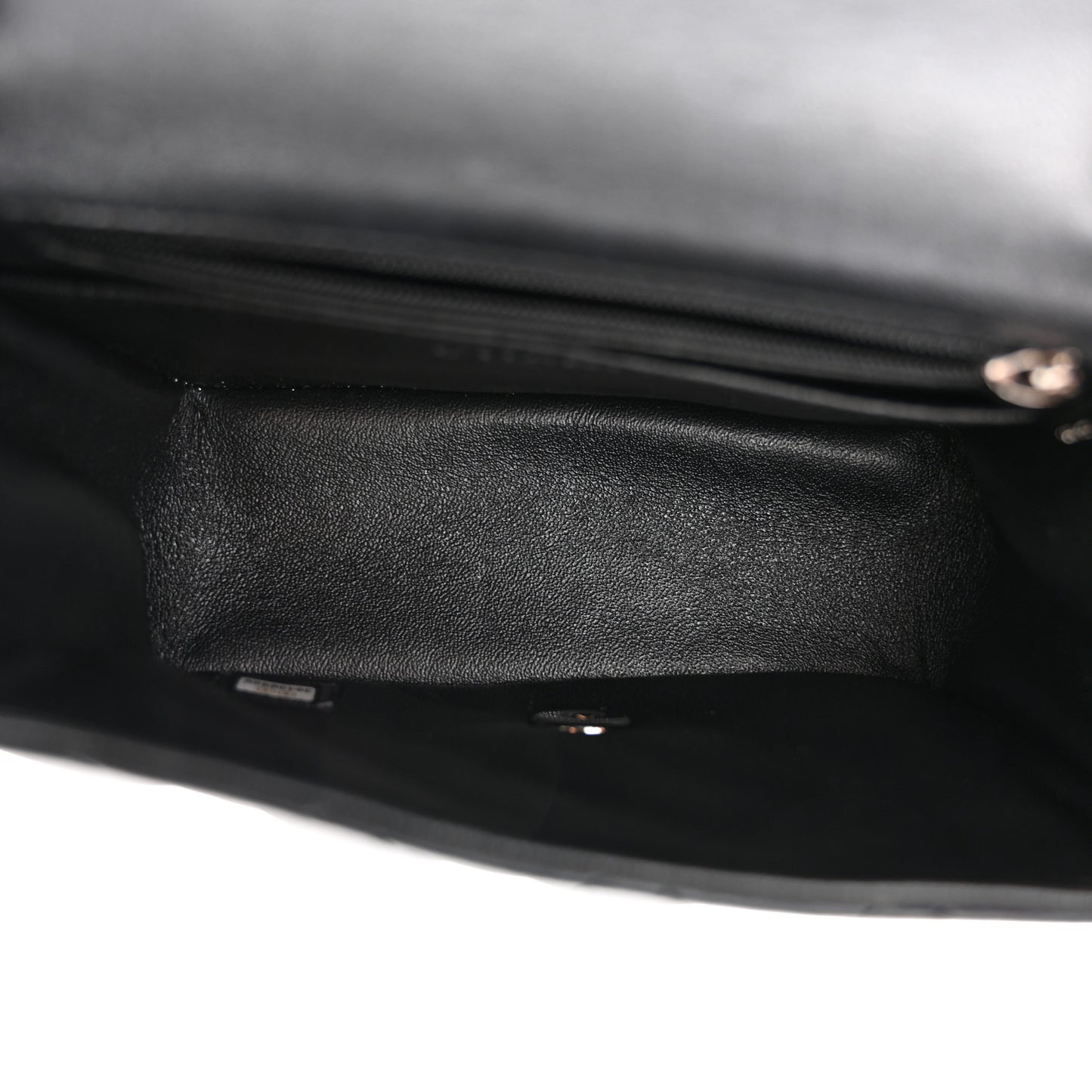 Lambskin Quilted Mini Square Flap Black