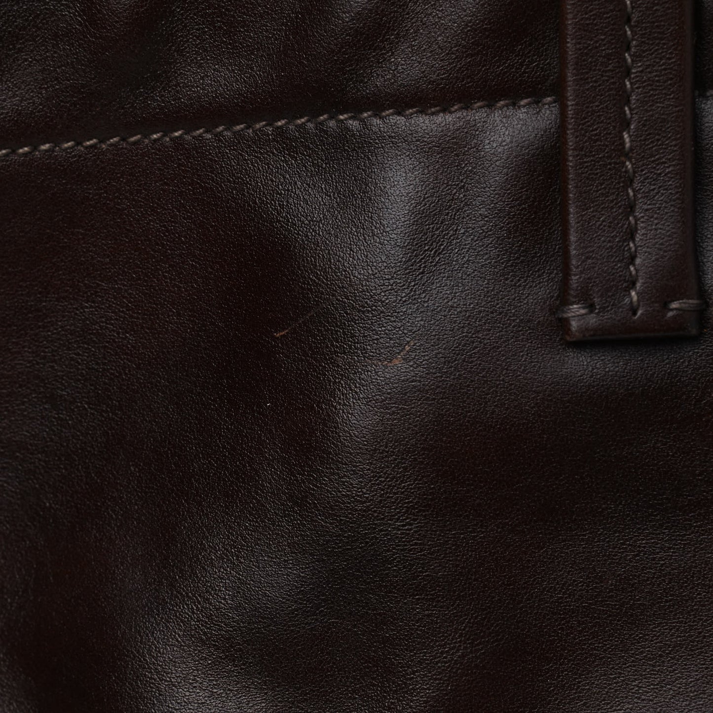 Vitello Soft Calfskin Shopping Tote Nocciolo