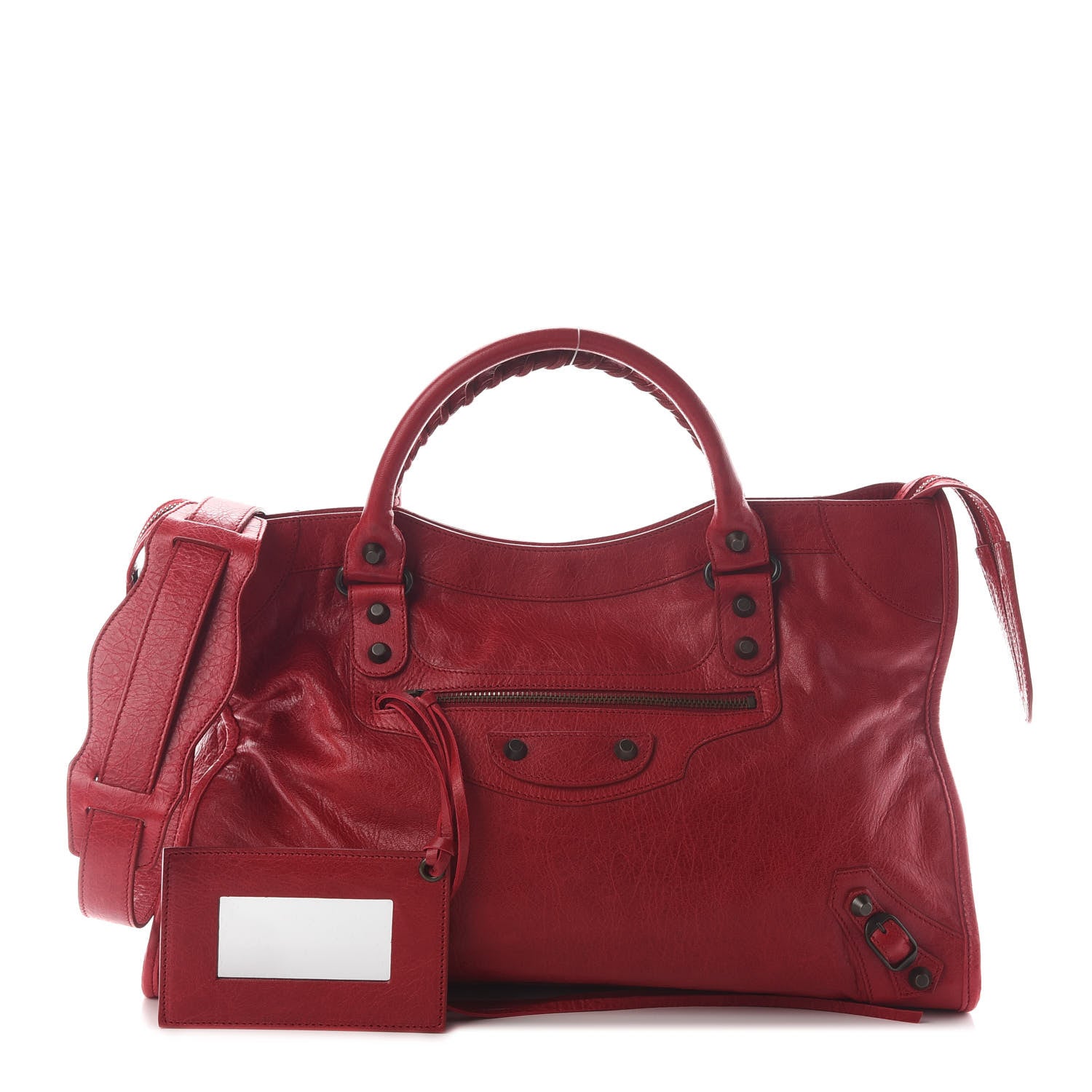 Balenciaga Agneau Classic Hardware City Rubisse 1 of 7