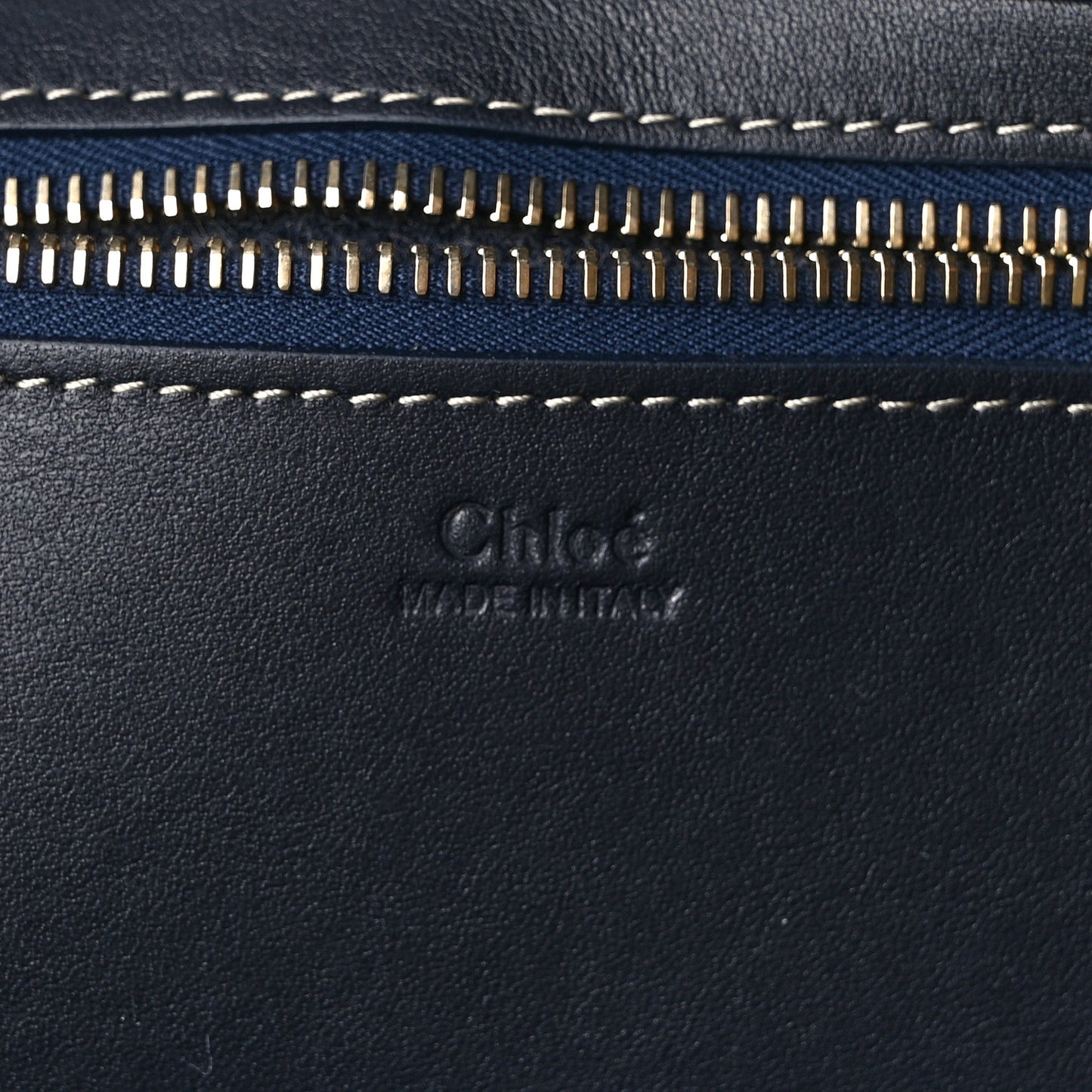 Felt Shiny Calfskin Medium Woody Ribbon Tote Obscure Navy