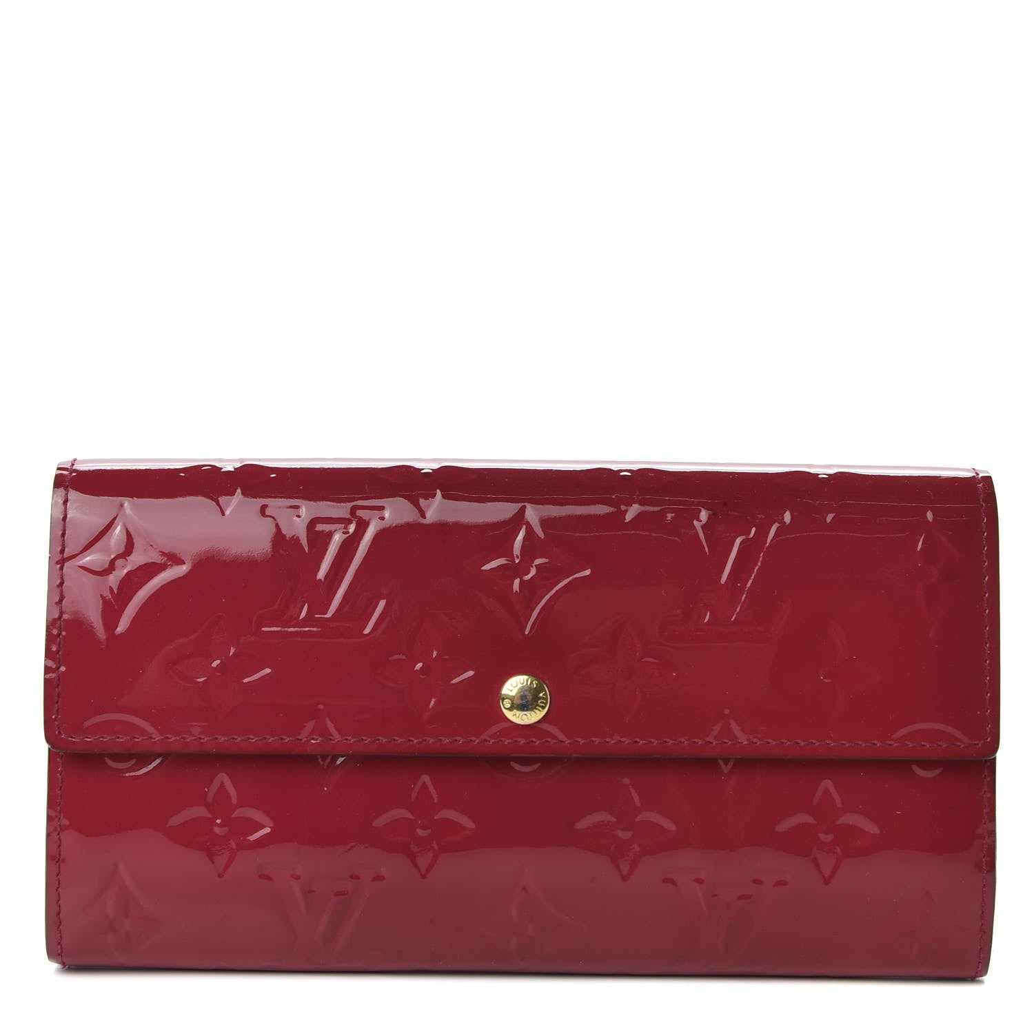 Louis Vuitton Vernis Sarah Wallet Rose Indien 1 of 7