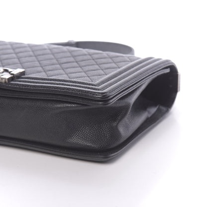 Chanel Caviar Quilted New Medium Boy Flap Black 10 of 11