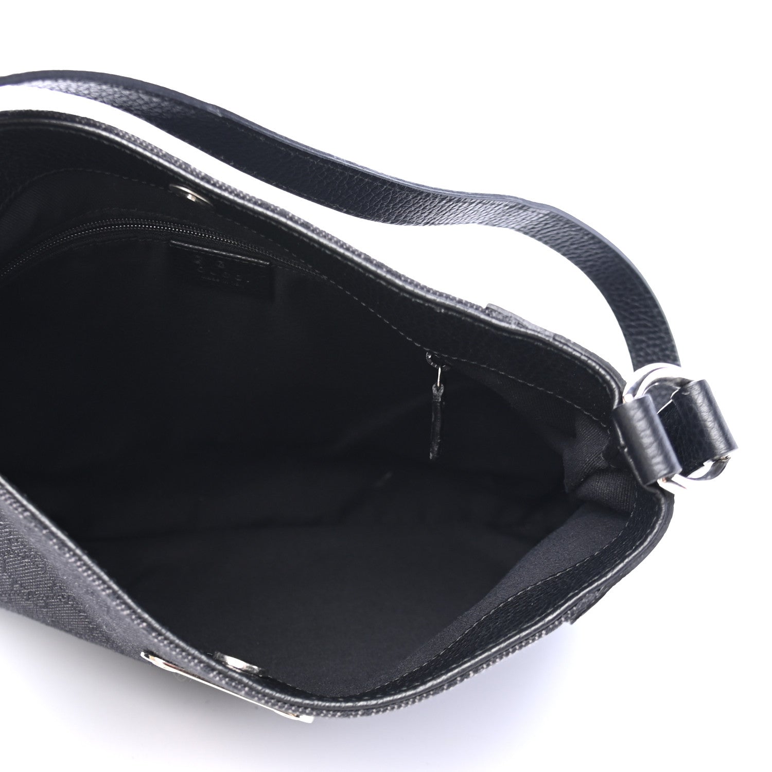 Gucci Monogram Shoulder Bag Black 4 of 6